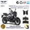 پک اقتصادی لنت ترمز جلو و عقب موتور سیکلت  کد 1134179 مناسب برای دومینار 250 BAJAJ DOMINAR همراه سیکلت جهان