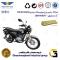زنجیر موتورسیکلت رنگ طلایی کد 1428132 مناسب برای پیشرو بی ام PISHRO BM 200 (طرح بوکسر) همراه سیکلت جهان