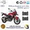 لنت دیسکی ترمز جلو موتور سیکلت  کد 1066  برای بنلی تی ار کی (249) BENELLI TRK 250 نیکران موتور