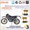 پک اقتصادی لنت ترمز جلو و عقب موتور سیکلت کد SC0824009010 مناسب برای تریل دینو تی آر DINO TR 200 دینو موتور