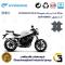 لنت دیسکی ترمز عقب موتور سیکلت  کد 1018 مناسب برای هیوسانگ جی تی 250 ان HYOSUNG GT 250 N 