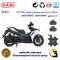 پک اقتصادی لنت ترمز جلو و عقب موتور سیکلت  کد 1009276 مناسب برای هانی آیروکس HANI AEROX AX 150 W (طرح آیروکس) هانی موتور