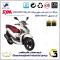 پک اقتصادی لنت ترمز جلو و عقب موتور سیکلت  کد SC0824118038 مناسب برای اس وای ام لاکی SYM LUCKY 180 سهند سیکلت سپاهان