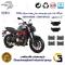 پک اقتصادی لنت ترمز جلو و عقب موتور سیکلت  کد 1176066066 مناسب برای بنلی 250 جفت سیلندر BENELLI 250S نیکران موتور
