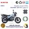 پک اقتصادی لنت ترمز جلو و عقب موتور سیکلت  کد 1666018 مناسب برای کویر ان 6 KAVIR N6 (طرح بوکسر) کویر موتور