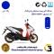کاور ریموت (روکش سوییچ) سیلیکونی موتورسیکلت کد 22380 مناسب برای طرح کلیک HICLICK رنگ آبی