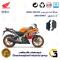 لنت دیسکی ترمز عقب موتور سیکلت  کد 1055  مناسب برای هوندا سی بی آر HONDA CBR 250