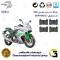 لنت دیسکی ترمز جلو موتور سیکلت کد 1066066 برای بنلی 250 (249) آر BENELLI 250R (بنلی ریس) نیکران موتور بسته دو عددی