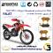 پک اقتصادی لنت ترمز جلو و عقب موتور سیکلت کد SC0824009010 مناسب برای تریل فلات سی آر اف 200 FALAT CRF 200