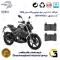 پک اقتصادی دیسک ترمز و لنت ترمز جلو موتورسیکلت کد 4960066 مناسب برای بنلی 180 اس BENELLI 180S نیکران موتور