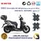 پک اقتصادی لنت ترمز جلو و عقب موتور سیکلت  کد 1009010 مناسب برای کیمکو اجیلیتی 160 اس KYMCO AGILITY 160S ABS کویر موتور