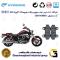 لنت دیسکی ترمز عقب موتور سیکلت  کد 1018  مناسب برای هیوسانگ آکویلا 650 HYOSUNG AQUILA 