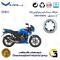 پک اقتصادی دیسک ترمز جلو و عقب موتورسیکلت کد 48404850 مناسب برای آپاچی 160 TVS APACHE نیروموتور