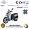 لنت دیسکی ترمز عقب موتور سیکلت  کد 1018  مناسب برای بنلی کافه نرو BENELLI CAFFE NERO  150 نیکران موتور