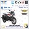 لنت دیسکی ترمز جلو موتورسیکلت کد SC0824B2031 مناسب برای پالس 220 BAJAJ PULSAR همراه سیکلت جهان