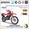 پک اقتصادی لنت ترمز جلو و عقب موتور سیکلت کد SC0824009010 مناسب برای تریل فلات سی آر اف 200 FALAT CRF 200
