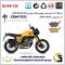 لنت دیسکی ترمز عقب موتور سیکلت کد SC0824055 مناسب برای زونتس ان2 230 ZONTES N2 230 کویر موتور
