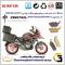 پک اقتصادی لنت ترمز جلو و عقب موتور سیکلت کد SC0824055015 مناسب برای زونتس زد 4 250 تی ZONTES Z4 249 T کویر موتور