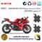 پک اقتصادی لنت ترمز جلو و عقب موتور سیکلت کد 1009009 مناسب برای کاوازاکی نینجا 250 KAWASAKI NINJA 248 N SE 