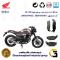پک اقتصادی لنت ترمز جلو و عقب موتور سیکلت  کد 1052025 مناسب برای هوندا سی بی wuyang Honda CB 190 