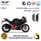 لنت دیسکی ترمز عقب موتور سیکلت  کد 1015  مناسب برای جی پی ایکس جی پی 200 دمون GPX GP 200 DEMON همراه سیکلت جهان