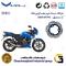 پک اقتصادی دیسک ترمز جلو و عقب موتورسیکلت کد 48404850 مناسب برای آپاچی 160 TVS APACHE نیروموتور