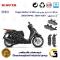 پک اقتصادی لنت ترمز جلو و عقب موتور سیکلت  کد 1170026 مناسب برای پیاجیو مدلی 150 PIAGGIO MEDLEY 150 ABS کویر موتور