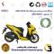 پک اقتصادی لنت ترمز جلو و عقب موتور سیکلت کد 1666012 مناسب برای هدی کلیک 150 HODA CLICK (طرح کلیک) سالار گستر آسیا