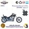 لنت دیسکی ترمز جلو موتور سیکلت کد 1009  مناسب برای رگال رپتور اسپایدر 250 REGAL RAPTOR SPYDER 249 